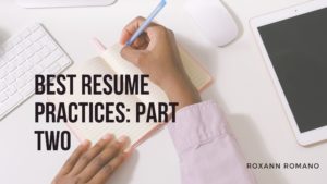 Roxann Romano best resume practices